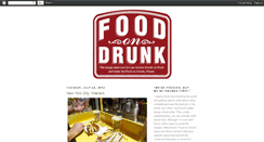 Desktop Screenshot of foodondrunk.com